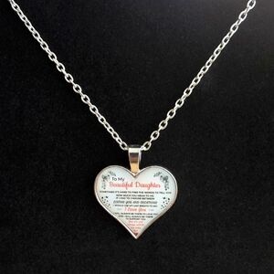 Heart Pendant Necklace for Daughter